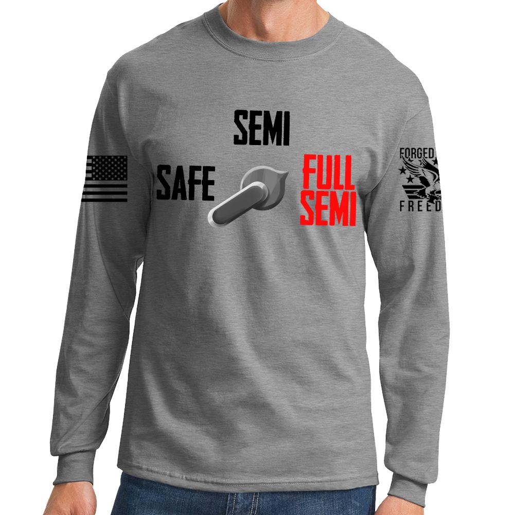 Full Semi Auto Long Sleeve T-shirt Style001