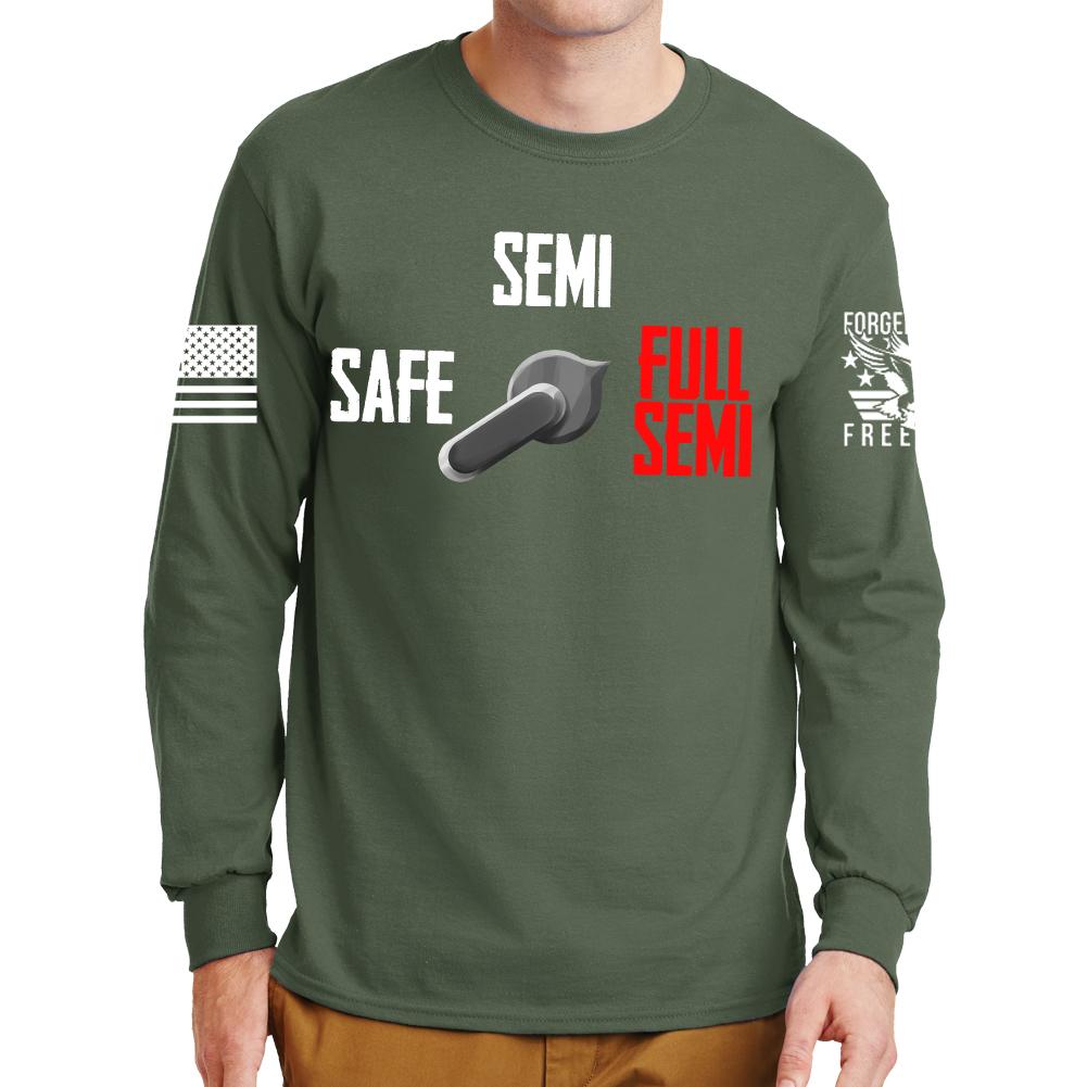 Full Semi Auto Long Sleeve T-shirt Style001