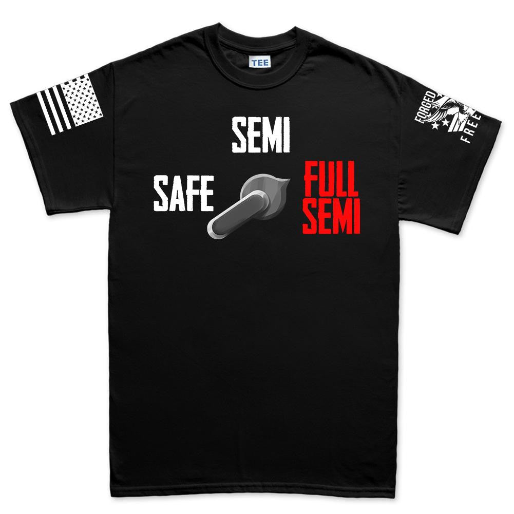 Full Semi Auto Men's T-shirt Style001