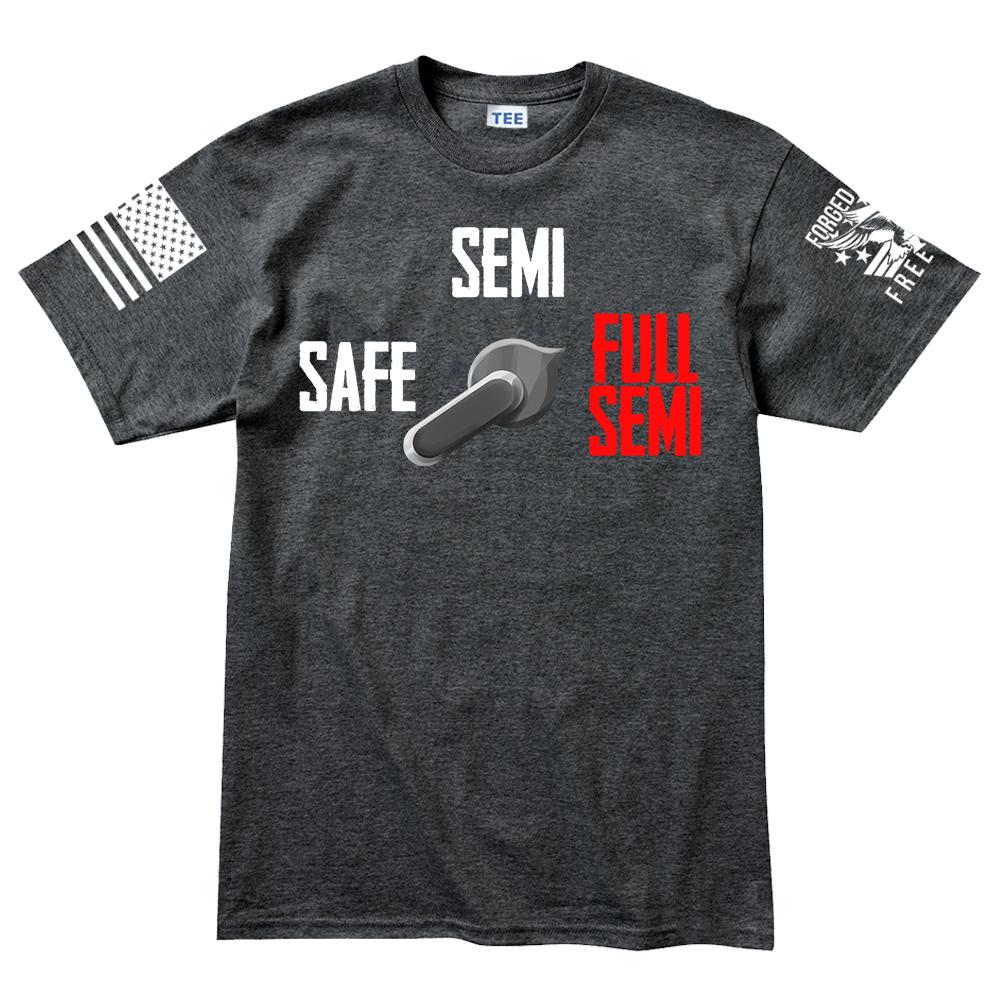 Full Semi Auto Men's T-shirt Style001