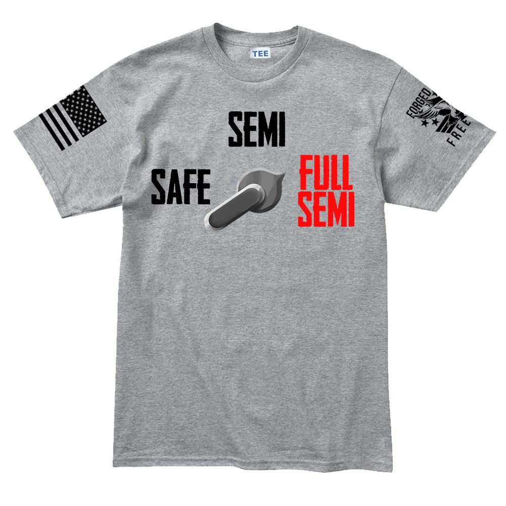 Full Semi Auto Men's T-shirt Style001