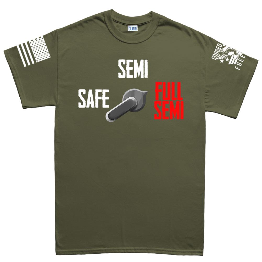 Full Semi Auto Men's T-shirt Style001