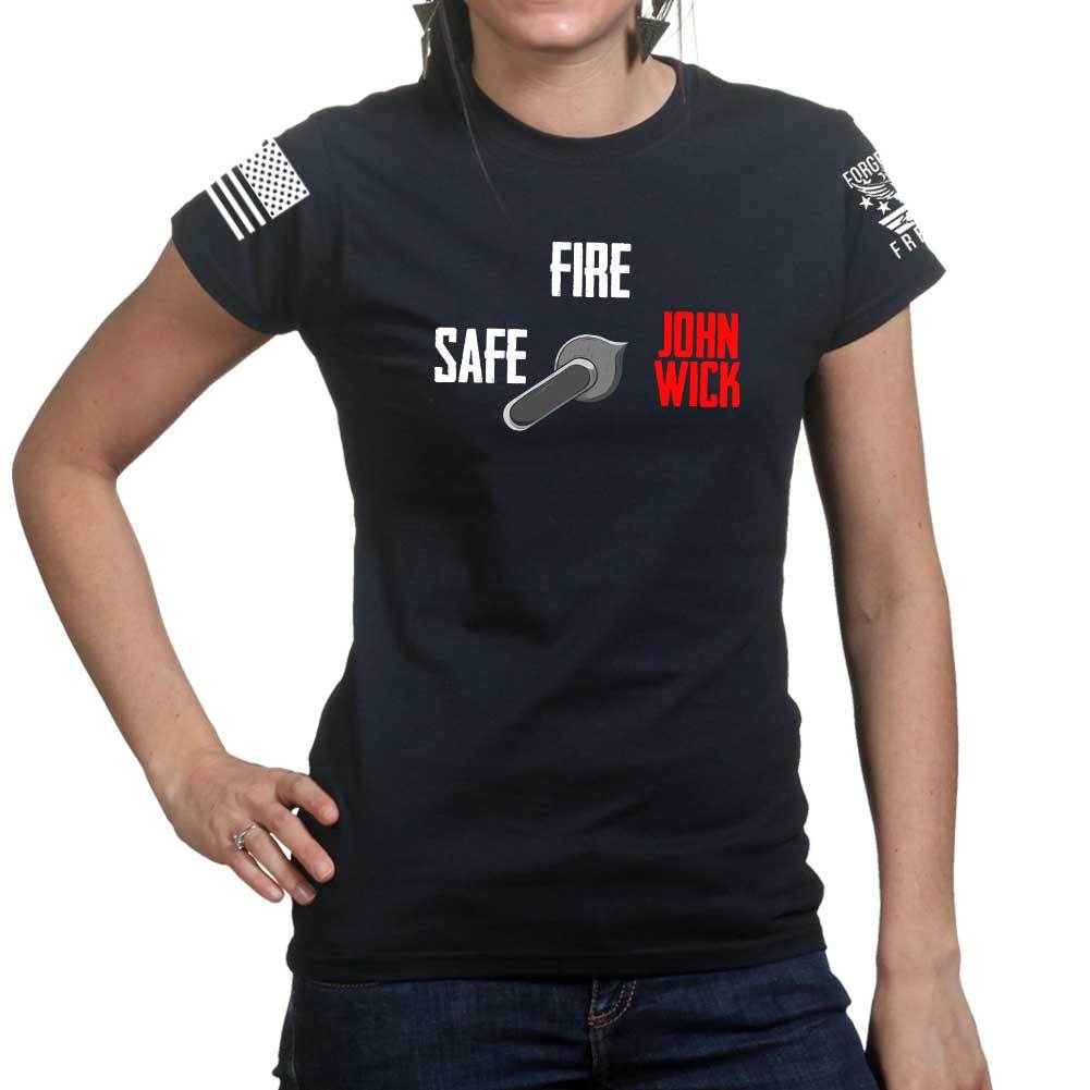 Safe Semi John Wick Ladies T-shirt Style001