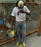 BADGALRIRI PROFILE TEE HEAVYWEIGHT WHITE T-SHIRT