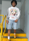 ANXIETY HAS MANY FACES WHITE HEAVY WEIGHT T-SHIRT