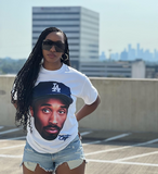 LA MAMBA HEAVY WEIGHT WHITE T-SHIRT