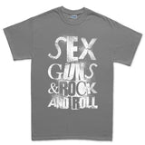 Men's Sex Guns and Rock N Roll T-shirt Style001