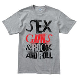 Men's Sex Guns and Rock N Roll T-shirt Style001