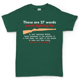 Shall Not Be Infringed Mens T-shirt Style001