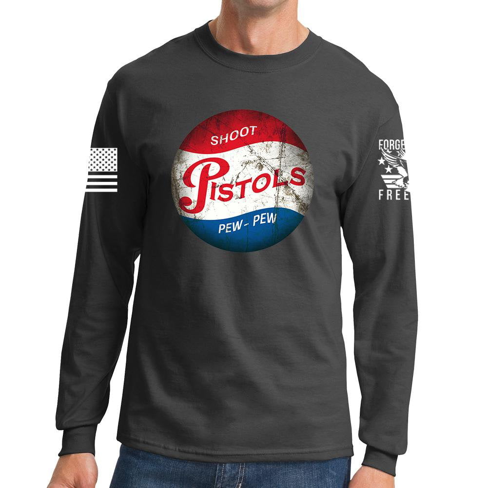 Shoot Pistols Long Sleeve T-shirt Style001
