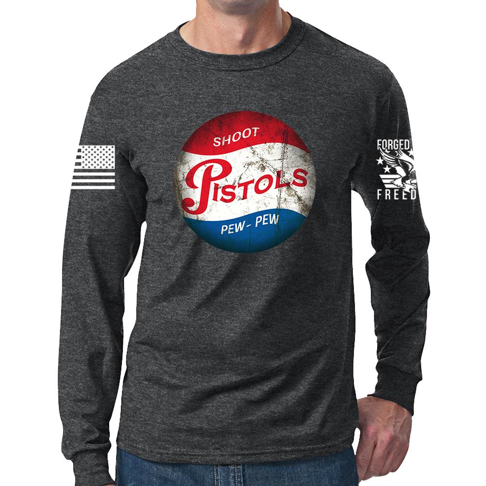 Shoot Pistols Long Sleeve T-shirt Style001