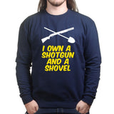 Shotgun and a Shovel Mens Sweatshirt Style001
