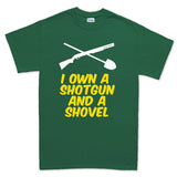 Shotgun and a Shovel Mens T-shirt