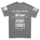 Sic Semper Tyrannis T. Jefferson Mens T-shirt Style001