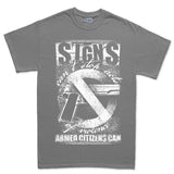 Men's Signs Can't Stop Violence T-shirt Style001