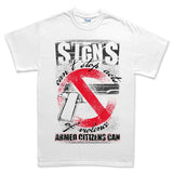 Men's Signs Can't Stop Violence T-shirt Style001