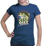 Size Matters (Fishing) Ladies T-shirt Style001