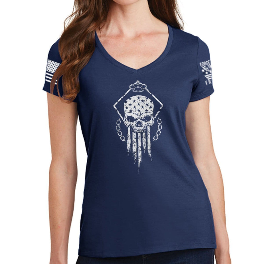 Ladies Fighting Spirit MMA V-Neck T-shirt