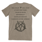 Monochrome Hell Awaits Acid Wash Tee