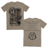 Monochrome Hell Awaits Acid Wash Tee