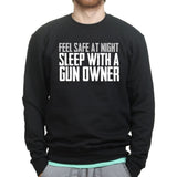 Unisex Sleep With A Gun Owner Sweatshirt Style001