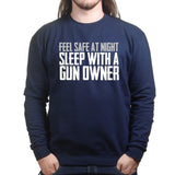 Unisex Sleep With A Gun Owner Sweatshirt Style001