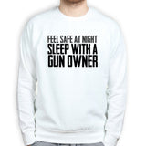 Unisex Sleep With A Gun Owner Sweatshirt Style001