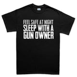 Men's Sleep With A Gun Owner T-shirt Style001