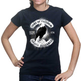 Ladies Sons of Freedom Rebel Alliance T-shirt Style001
