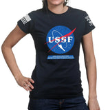 United States Space Force USSF Ladies T-shirt Style001