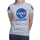 United States Space Force USSF Ladies T-shirt Style001