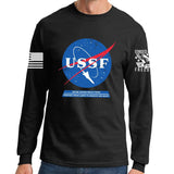 United States Space Force USSF Long Sleeve T-shirt Style001
