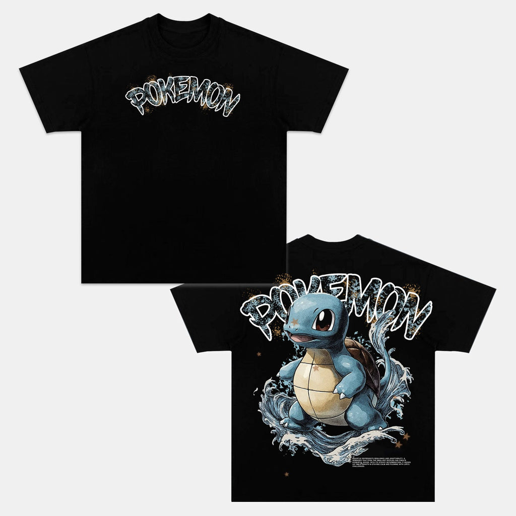 SQUIRTLE THE WATER SPLASH VINTAGE OVERSIZED TEEä¸¨POKÃ‰MON-[DS]