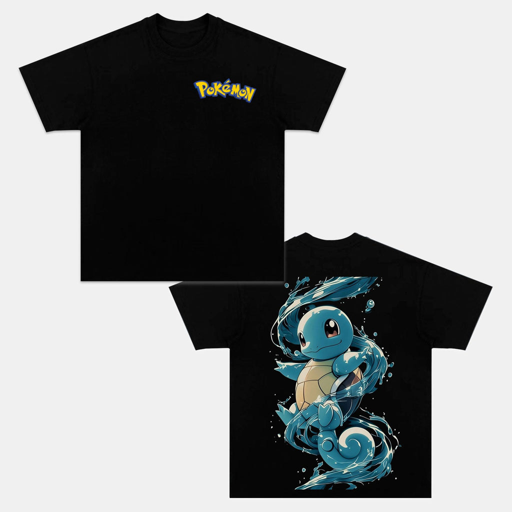 SQUIRTLE UNISEX ANIME INSPIRED VINTAGE T-SHIRTä¸¨POKÃ‰MON-[DS] Style001