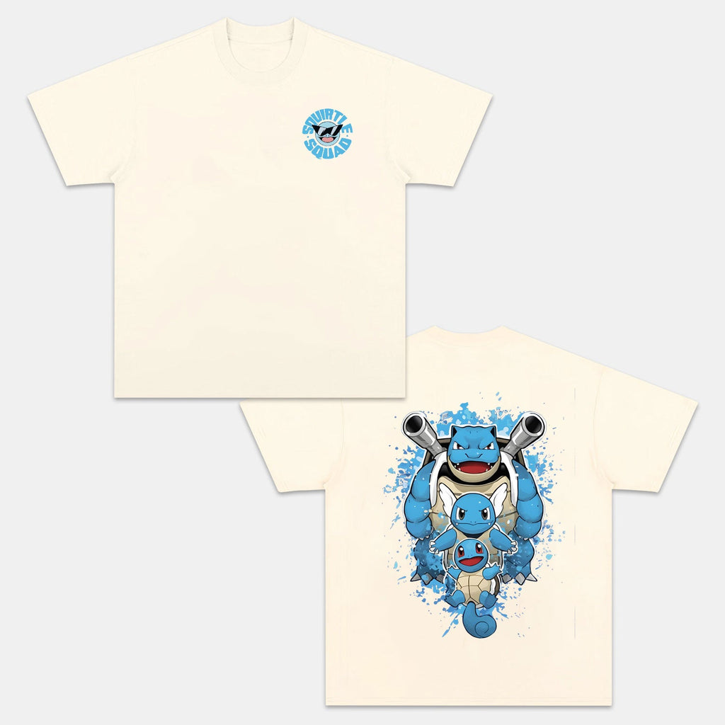 SQUIRTLE UNISEX ANIME INSPIRED VINTAGE T-SHIRTä¸¨POKÃ‰MON-[DS] Style002