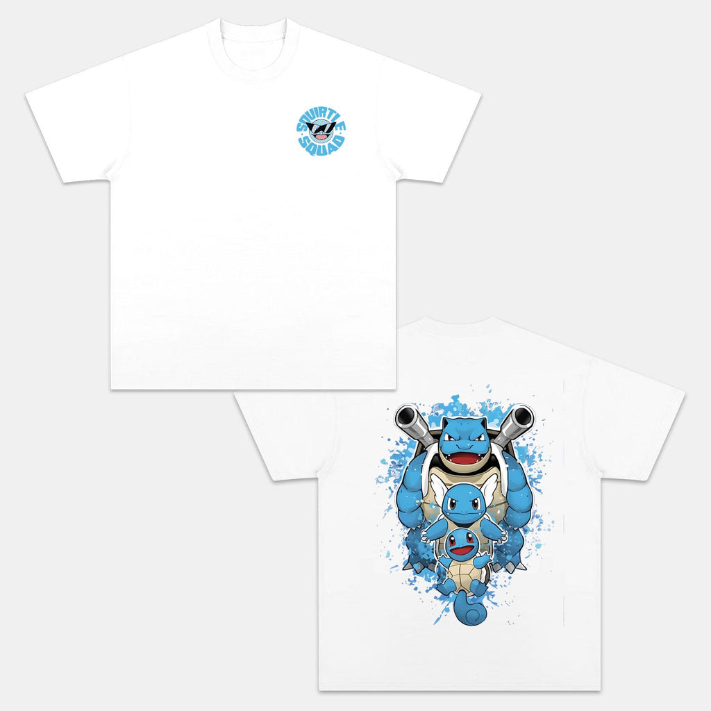 SQUIRTLE UNISEX ANIME INSPIRED VINTAGE T-SHIRTä¸¨POKÃ‰MON-[DS] Style002