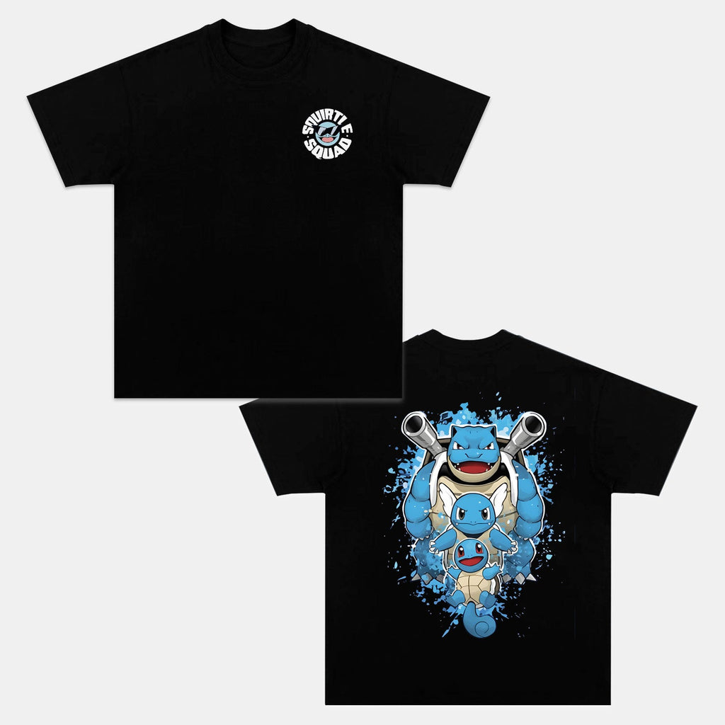 SQUIRTLE UNISEX ANIME INSPIRED VINTAGE T-SHIRTä¸¨POKÃ‰MON-[DS] Style002