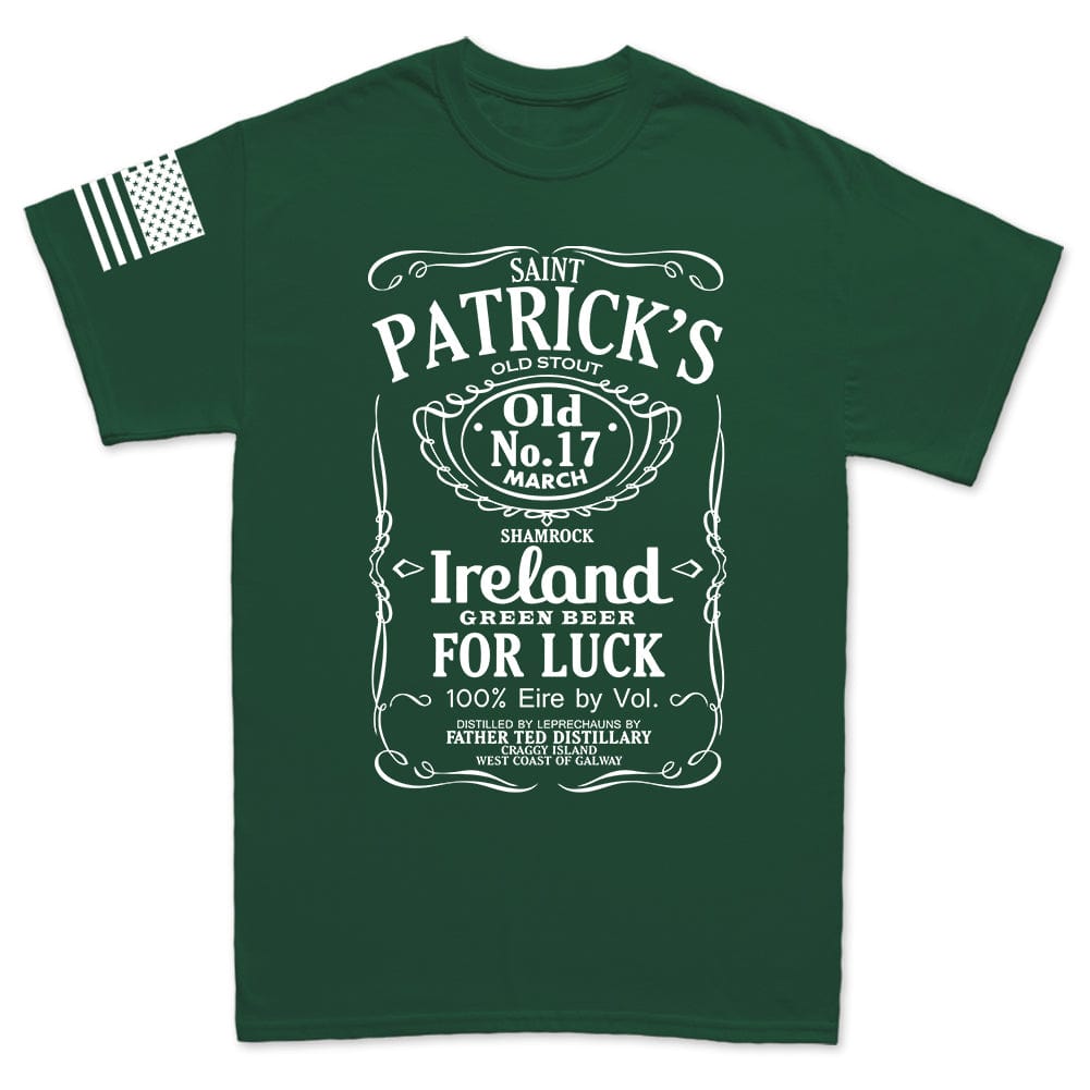 St. Patrick's Old No. 7 Whiskey Mens T-shirt Style001