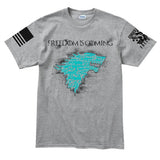 Freedom Is Coming Men's T-shirt Style001