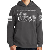 My Stick Figure Family Hoodie Style001