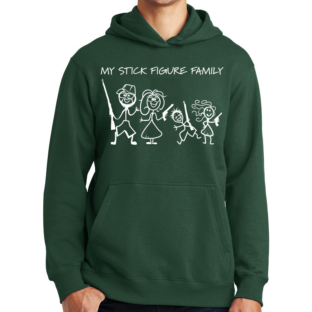 My Stick Figure Family Hoodie