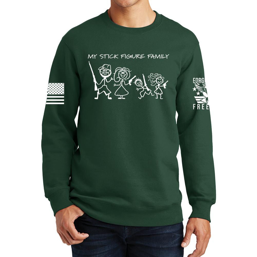 My Stick Figure Family Sweatshirt