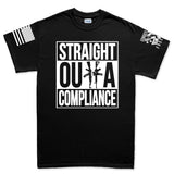 Mens Straight Outta Compliance T-shirt