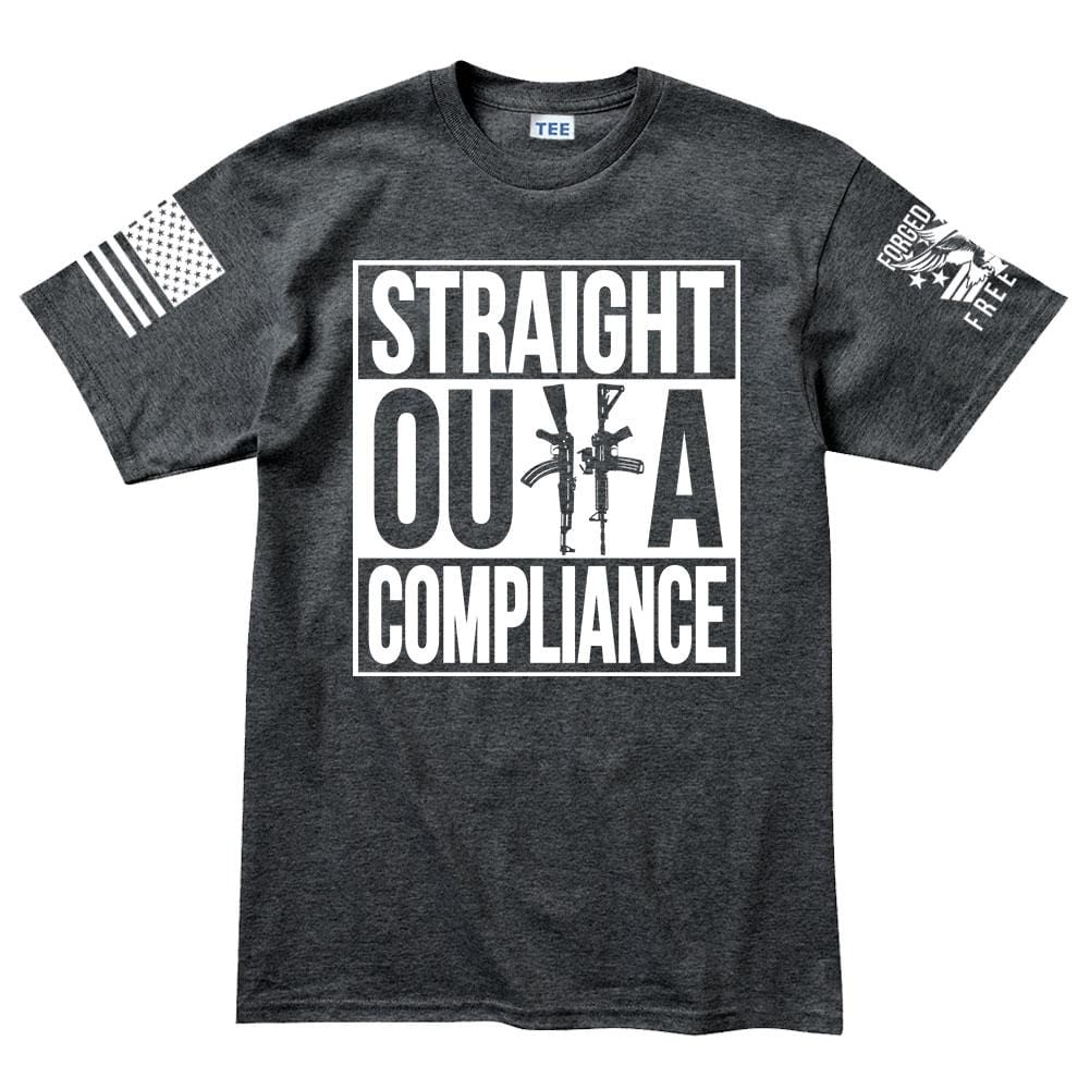 Mens Straight Outta Compliance T-shirt Style001