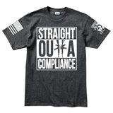 Mens Straight Outta Compliance T-shirt Style001