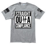 Mens Straight Outta Compliance T-shirt Style001