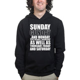Unisex Sunday Gunday Everyday Hoodie Style001