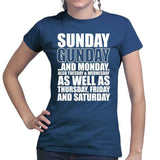Ladies Sunday Gunday Everyday T-shirt