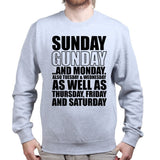 Unisex Sunday Gunday Everyday Sweatshirt Style001