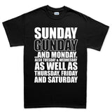 Men's Sunday Gunday Everyday T-shirt